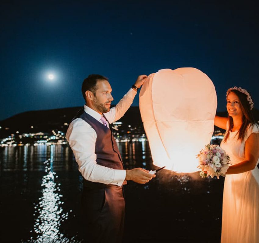 A romantic wedding in Paros island