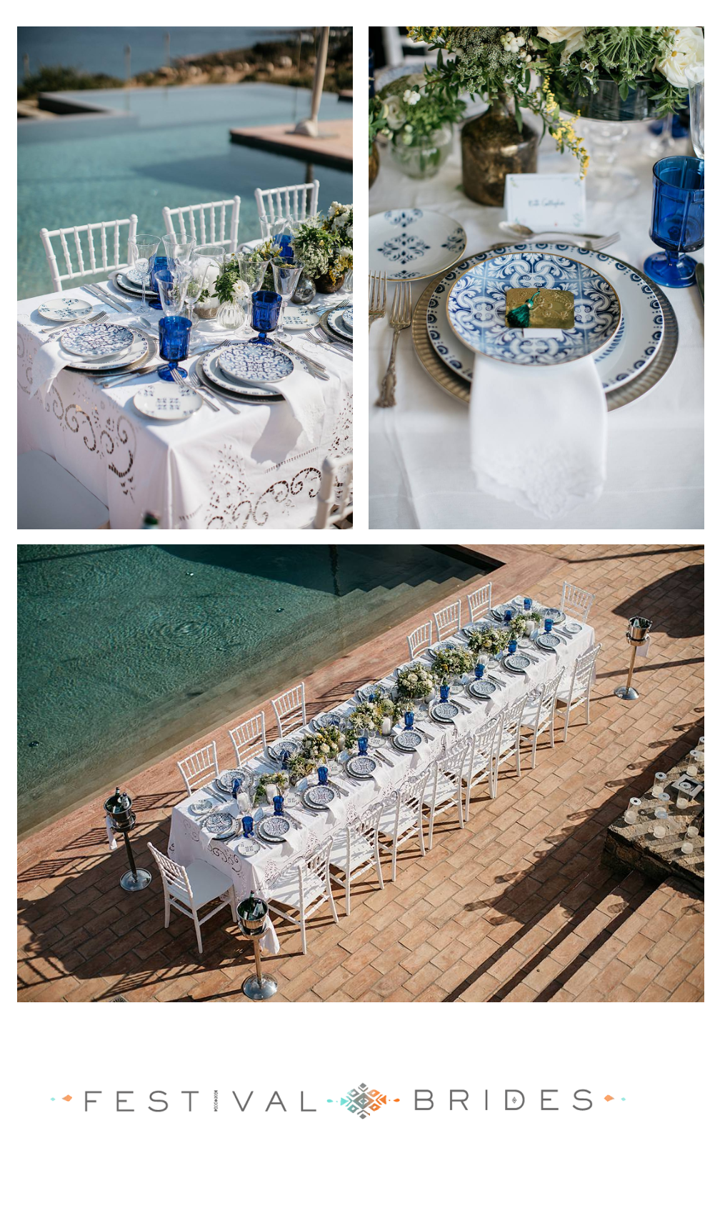 Elegant Greek Destination Wedding Featured in Festival Brides 9