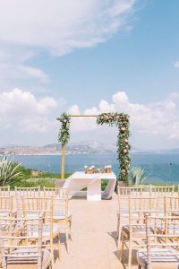 symbolic ceremony arch