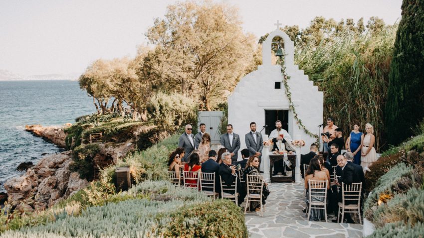 Luxury wedding in Athens Riviera by Rock Paper Scissors Events