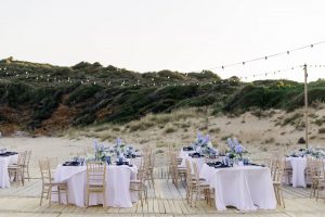 beach wedding in andros