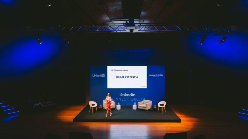 LinkedIn Connect Greece event at Athens Conservatoire